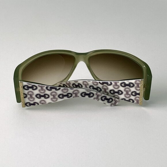 Genuine Gucci 1990s Oversized Logo Sunglasses with Original Patent Leather Case main image 10
